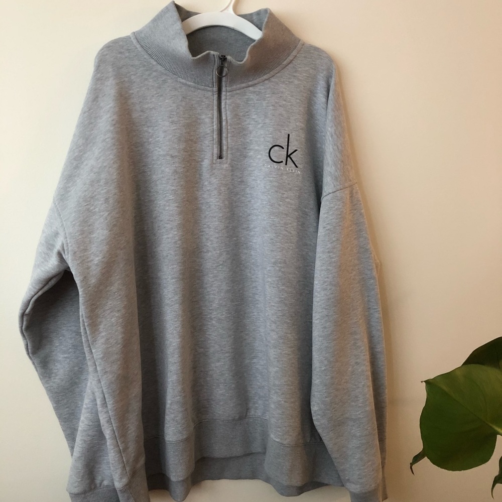 Calvin Klein quarter zip crewneck